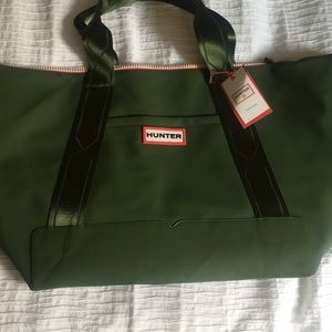 Hunter for Target Olive Green tote bag